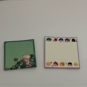 My Hero Academia Anime Fan Art Post-it Notes Bakugo and Baku/Deku-Squad